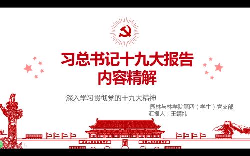 习总书记十九大报告内容精解